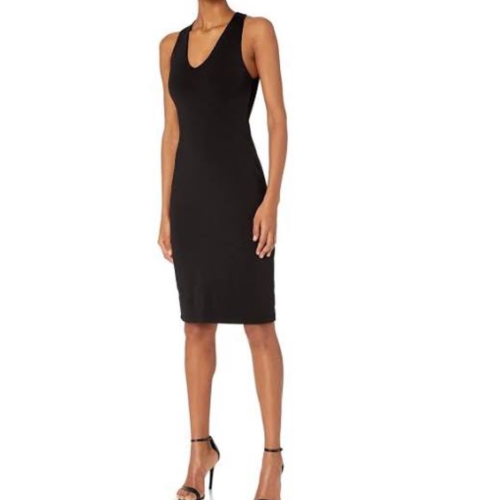 Brand New Tags On Susana Monaco V-Neck Black Chloe Dress Women’s Size XS